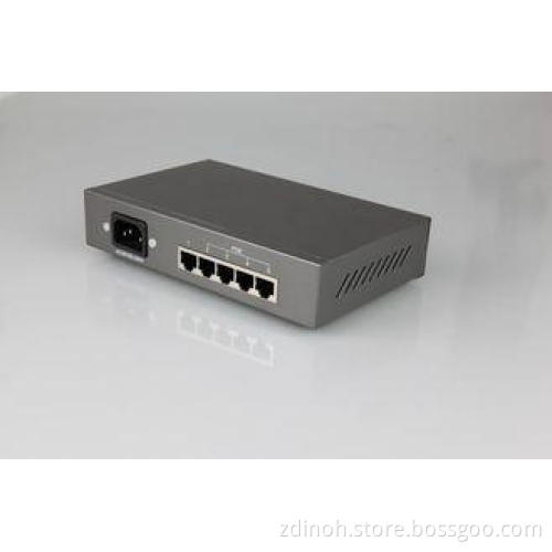 54V DC 65W 5 Port POE Ethernet Switch 10M / 100m Desktop St